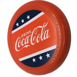 Coca Cola  Red White Blue and Stars Patriotic Frisbee Flying Disc  Coke Drink